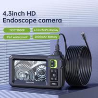 C30-M Industrial 1080p HD Pipeline Endoscope with 4.3  Screen 1m8mm single head oranžinė