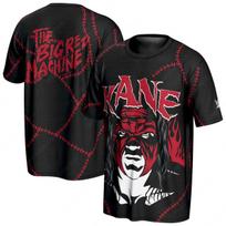 Kane ProSphere Didžioji Raudonoji Mašina WWE Marškinėliai - Juodi Sportiniai Drabužiai Vyrams ir Moterims Retro Stiliaus Mada M