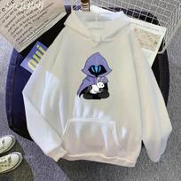 Omen VALORANT Hoody Vyriškas Džemperis Vintage HIP HOP Drabužiai Paaugliams Harajuku Laisvalaikio Drabužiai Su Animaciniu Spaudiniu Aksominiai Anime Hoodies & Džemperiai Vyriški S