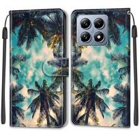 Prabangus dažytas odinis dėklas Piniginės knygos stiliaus apsauginis dangtelis, skirtas Xiaomi 14 14T 13T 11T Pro/Redmi Note14 Note13 Note12 Note11 Note9 Note8 Redmi 13 Xiaomi 14T Pro