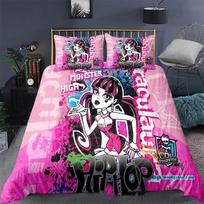 3D Spausdintas Monster High Patalynės Komplektas Antklodės Užvalkalas Miegamojo Antklodės Užvalkalai Viengulis Twin King Dydžio Antklodės Užvalkalas Namų Tekstilė 2/3 Vnt. 135X200cm-2pcs