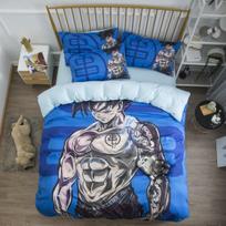 Anime Dragon-Ball patalynės komplektas, Dragon-Ball antklodės užvalkalas, antklodės užpildo užvalkalo komplektas, Super Saiyan patalynės komplektas suaugusiems vaikams 135x200cm 2pcs