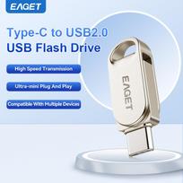 Itin mažas Type-C į USB 2.0 USB atmintukas, suderinamas su tokiais elektroniniais įrenginiais kaip kompiuteriai ir telefonai 8G