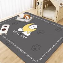 PVC vandeniui atsparus naminių gyvūnų grindų kilimėlis - Atsparus nešvarumams, nepralaidus šlapimui, plaunamas katėms ir šunims 40x60 cm