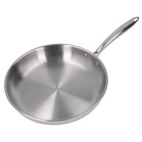 Nerūdijančio plieno keptuvė nelipni virtuvės keptuvė su rankena sustorinta tinka visoms viryklėms 24cm / 9.4in