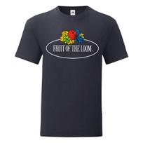 Fruit Of The Loom Vyriški marškinėliai su vintažiniu logotipu M raudona