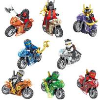 MINISO Anime Veidukai 24 Vnt. Ninjago Mini Figūrėlės Statybiniai Blokeliai Mini Lėlė Lėlės Figūrėlė Blokelis Vaikų Žaislai Gimtadienio Dovanos