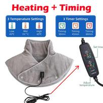 Electric Heating Shoulder Neck Pad Warm Back Brace Hot Compress Back Shawl Winter Massage Shawl Family Office Relaxation Tools