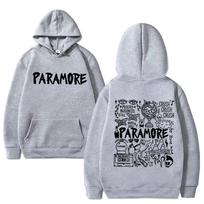 Paramore Grupės Grafiti Meno Turo Albumo Gobtuvėlis Vyrams Moterims Retro Gatvės Apranga Nesvarbu Gobtuvėlis Ilgomis Rankovėmis Džemperis S