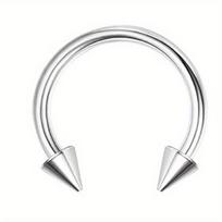 Drperfect Chirurginio plieno septum žiedai moterims vyrams maži mieli CZ kabančiai septum nosies lūpos helix tragus kremzlės auskarai cirkonas