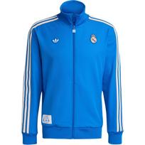 Adidas Originals Real Madrid Sportinis Dryžuotas Stovintis Apykaklės Užtrauktuku Siauras Striukė Vyriška Striukė JN3058 S