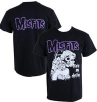 MISFITS Grupės Grafinis Medvilninis Marškinėlis Unisex Vyrams Moterims Vasarinis Trumpomis Rankovėmis Mados Prekės Ženklo Marškinėlis Prabangus Laisvalaikio Vintage Retro Viršus S