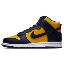 Nike Vyriški Dunk High SP Michigan 2020 Unisex Kedai Mėlyni Varsity-Maize Midnight-Navy CZ8149-700 46