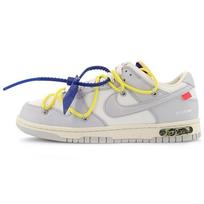 Off-White x Nike Dunk Low 27-asis iš 50 porų Unisex sportbačiai Sail Neutral-Grey DM1602-120 35.5