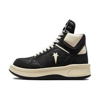 Rick Owens x Converse DRKSHDW TURBOWPN Mid Black Cloud Cream Unisex Kedai Egret A03945C 35