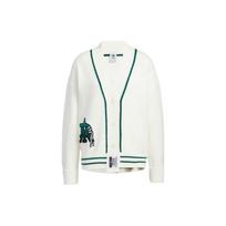 Adidas Originals Vienos spalvos Siuvinėtas Raidžių Spaudinys Megztas Sportinis Kostiumas Moterims Sportinis Kostiumas Baltas HS9522 S-M