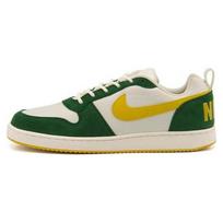 Nike Court Borough Low Premium Neslystantys Patvarūs Žemi Kedo Stiliaus Batai Vyriški Sportbačiai Balti Žali Geltoni 844881-100 40.5