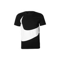 Nike Sportswear Didelis Swoosh trumpomis rankovėmis T-shirt Vyriški Viršutiniai drabužiai Juoda AR5192-010 M white