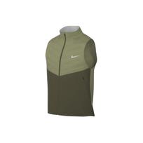 Nike Colorblock Stand Collar Zipper Slim Fit liemenė be rankovių unisex viršutiniai drabužiai žalia DD5648-334 M