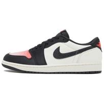 Paris Saint-Germain x Air Jordan 1 Retro Low OG Sail Pink Oxford Unisex sportbačiai Raudoni Off-Noir Infrared-23 HF8828-100 44.5