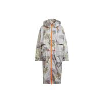 Adidas X Stella McCartney Sportinis Ilgas Parkas Su Gėlių Raštu Moterims Viršutinis Drabužis Mica-Pink IN3635 S