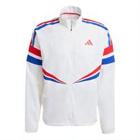 Adidas Adizero Retro Vėjui atspari Šilta Minkšta Patogi Ilgomis Rankovėmis Striukė Vyriška Striukė Balta JD7317 2XL