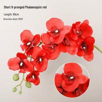Prabangi, realistiška Phalaenopsis dirbtinė gėlė vestuvėms ir namų dekorui