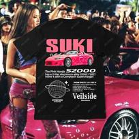 Greiti ir įsiutę spausdintas marškinėlis s2000 marškinėlis Vintage vyriškas moteriškas marškinėlis Juokingas mylėtojo grafinis marškinėlis Retro lenktynių laisvalaikio viršus S