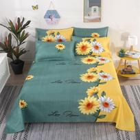 Paprastas margintas paprastas paklodė vienas gabalas bendrabutis grynas poliesteris skalbiama medvilnė vienviečio dviviečio lovos paklodė a pair of pillowcases [2 packs]