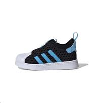 Adidas Originals Superstar 360 Lengvi Patogūs Patvarūs Kvėpuojantys Žemi Sportbačiai Kūdikio Batai Juodi Mėlyni Balti JH6369 22