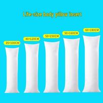 Aukšto elastingumo anime kūno pagalvės įdėklas 150x50CM - viso dydžio ilga pagalvė su PP medvilne Body Pillow Insert 100X35CM