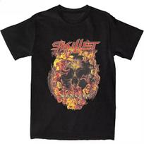 Sunkiojo Metalo Roko Grupės Medvilninis Juodas Marškinėlis Medvilninis Streetwear Mada Atsitiktinis Viršus Skillet Grupė Šaunus Marškinėlis Hip Hop Unisex S