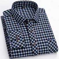 M-6XL Vyriški grynos medvilnės flaneliniai marškiniai ilgomis rankovėmis, su viena kišenė, laisvalaikio, languoti, stori, minkšti, jaukūs, šukuoti marškiniai, palaidinė, vyriški drabužiai M