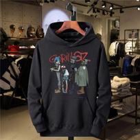 Muzikos grupė Gorillaz PUNK ROCK megztinis moterims Animacinis raštas Džemperiai Madingi kasdieniai drabužiai Vintažiniai Y2K dideli unisex viršutiniai drabužiai S