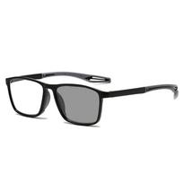 Itin lengvi TR90 fotochrominiai skaitymo akiniai Unisex Vyriški Presbyopia Eyewear Vintažiniai lauko sportiniai akiniai nuo saulės su 0–+4,0 laipsnių 0