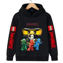 Lego Fantomas Nindzė Animacinis Vaikų Gobtuvai Kasdienis Sportinis Džemperis Senas Berniukas Vaikas Kūdikių Mergaičių Drabužiai Puloveris 110
