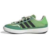 Adidas ROAMBOAT kvėpuojantys žemi bėgimo bateliai Unisex žali juodi sportbačiai JH9751 41⅓