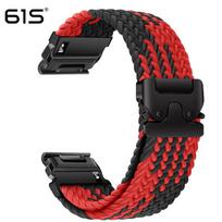 61S elastinė parakordo apyrankė laikrodžio apyrankei, skirta „Garmin Fenix ​​8“, „7X Pro“, „955“, „965“ 26mm