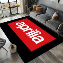 Aprilia Racing Car Logotipas Motociklo Kilimas Kilimas Miegamojo Svetainės Namų Sofos Dekoravimui, Vaikų Žaidimų Dekoras Grindų Kilimėlis Dovana 40x60cm( 15x23in )