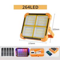 LED Atšvaitinis Prožektorius USB Įkraunama Kempingo Lempa Nešiojama Lauko Saulės Prožektorius Kempingo Žibintas Darbinė Naktinė Lempa 1pc
