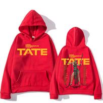 Tate McRae Miss Possessive Turo Džemperiai Vyrams Moterims Mada Megztiniai Ruduo Žiema Madingi Džemperiai Y2K Dvi Pusės Kasdienis Džemperis XS raudona