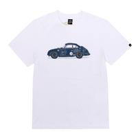 DeuS Ex Machina Vyriški marškinėliai trumpomis rankovėmis 356 porSche Dmp251209a Wht DMP251209A WHT (S)
