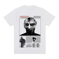 Raperis Mf Doom Vintažiniai marškinėliai Madvillainy Metalo muzikos albumas Dovanojimo idėja Drabužiai Medvilniniai Vyriški T marškinėliai Nauji TEE TSHIRT Moteriški viršutiniai drabužiai S