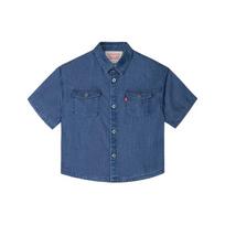Levis trumpomis rankovėmis sagstomas džinsinis marškinys vyriški marškiniai LV2422268GS-001 S
