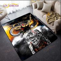 „Dragon Ball“ kilimas „Goku“ 3D spausdinimas Animacinių filmų kilimas Svetainės miegamojo plotas Kilimas Vaikų kambarys Žaisti Nuskaitomas grindų kilimėlis 40cm x 60cm