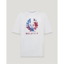 BELSTAFF Vasaros Prabangus Prekės ženklas Klasikiniai Aukštos Kokybės Vyriški Spausdinti Oversized Y2k Trumpomis Rankovėmis Laisvalaikio Medvilniniai Marškinėliai Viršutiniai Drabužiai Moteriški Vyriški Drabužiai 4XL