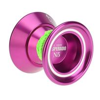 Profesionalus Magic Yoyo N5 Desperado aliuminio lydinio metalo Yoyo 8 rutulinis KK guolis su besisukančiu violetinė