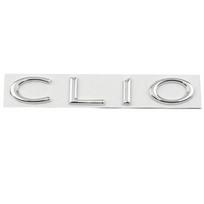 Automobilio 3D metalinis galinės bagažinės bagažinės raidės logotipo ženklelio emblemos lipdukai, skirti R/enault Clio 2 3 4 5 6 sportinio stiliaus priedai sidabras