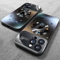 Matinis magnetinis buferis, skirtas Magsafe belaidžio įkrovimo dėklas, skirtas iPhone 16 15 14 Pro Max 13 12 11 stiklo objektyvo fotoaparato apsauginis dangtelis iPhone 15 Pro Max juoda