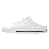 Nike Court Legacy Mule Balti Moteriški Kedai Juodi su Gumos Spalvos Padu DB3970-100 35.5